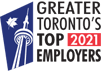 Greater Toronto's Top 2021 Employers award.